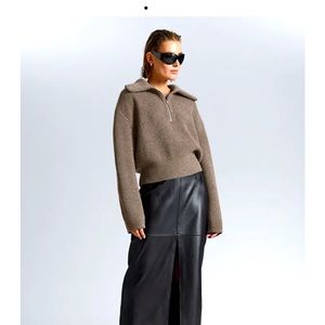& Other Stories Half Zip Sweater Size XS.